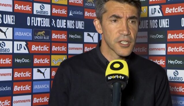 As declarações de Bruno Lage com uma mensagem para o Sporting