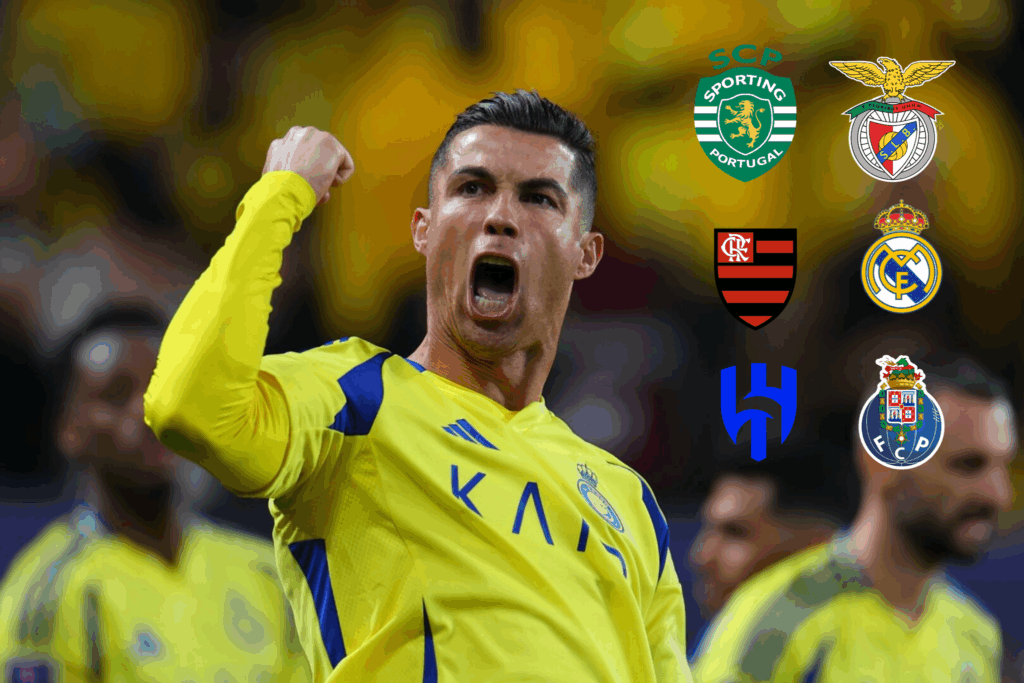 Os 10 clubes que estão interessados em contratar Cristiano Ronaldo