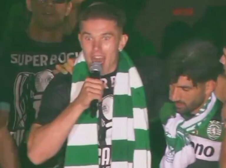 Gyökeres arrasa no Marquês com improviso hilariante: "Em maio, vou dançar com..!"
