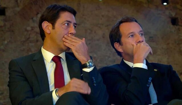 Rui Costa e Frederico Varandas vão assistir ao dérbi lado a lado na tribuna do Estádio da Luz